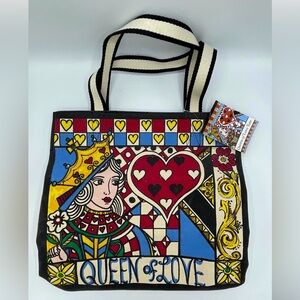 NWT 2019 Brighton Limited Edition Tom Clancy Queen of Love Tote